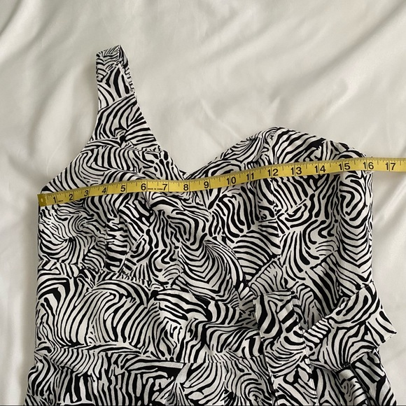 Club Monaco Zebra Print Wrap Dress - Picture 7 of 9